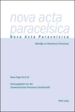 Nove Acta Paracelsica Neue Folge